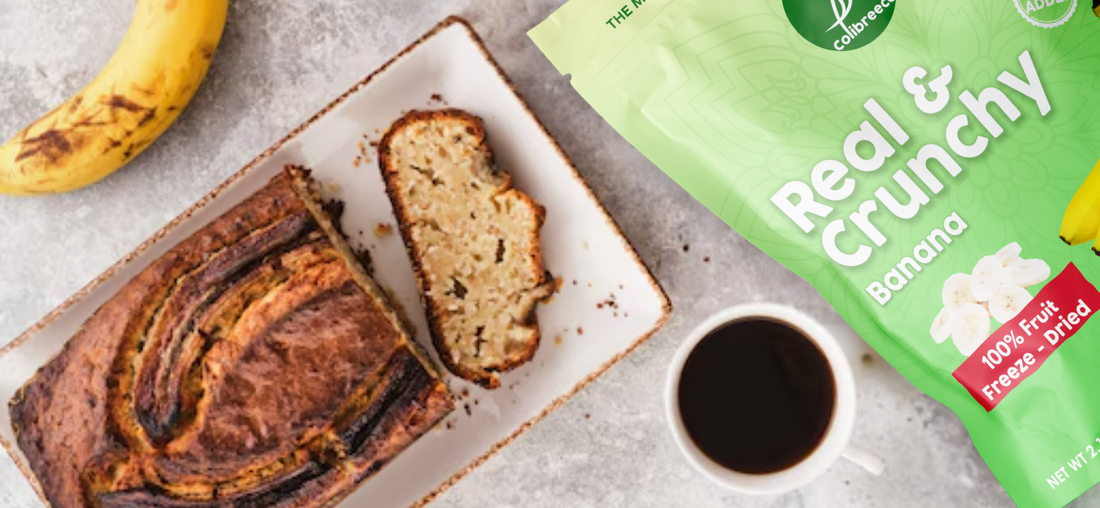 Freeze-Dried Banana Cake