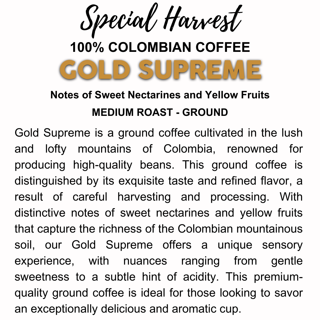 Colombian Coffee, Gold Supreme