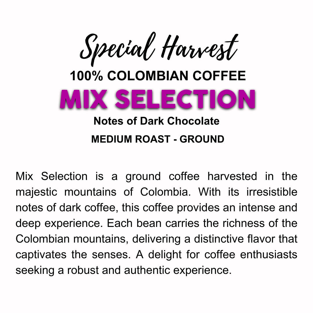 Colombian Coffee, Mix Selection