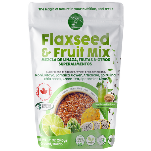 Flaxseed & Fruit Mix, Spearmint and Lime Flavor