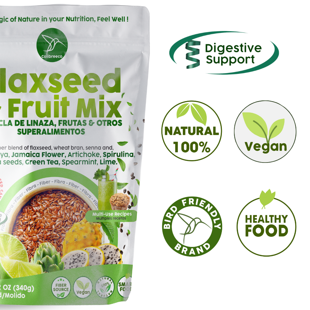 Flaxseed & Fruit Mix, Spearmint and Lime Flavor