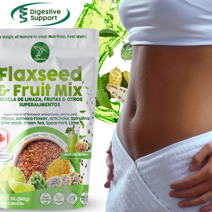 Flaxseed & Fruit Mix, Spearmint and Lime Flavor