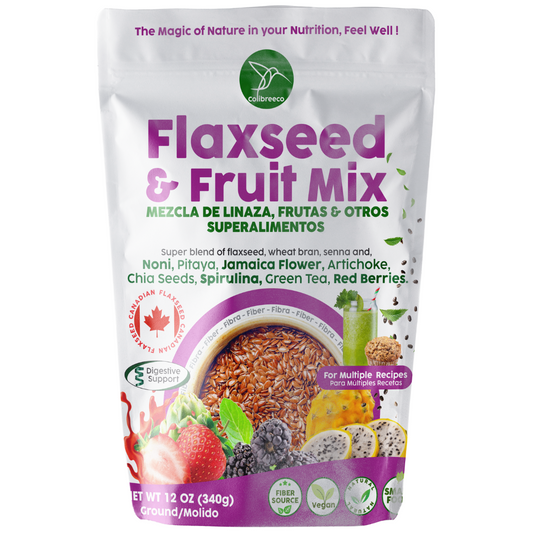 Flaxseed & Fruit Mix, Red Berries Flavor