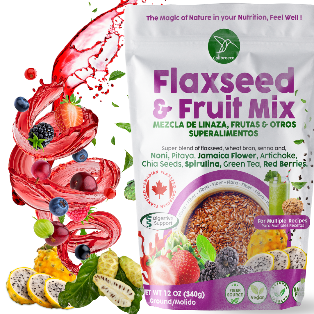 Flaxseed & Fruit Mix, Red Berries Flavor