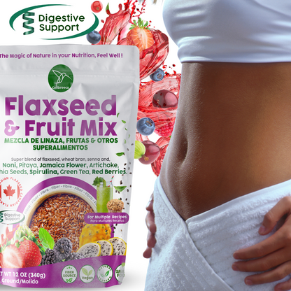 Flaxseed & Fruit Mix, Red Berries Flavor