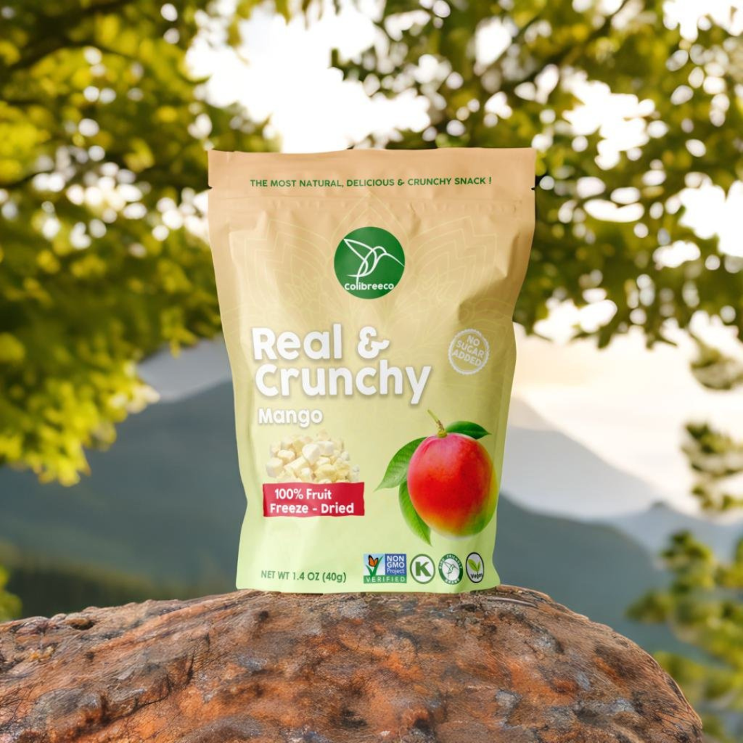 Freeze-Dried Mango, Real & Crunchy Fruit Snack