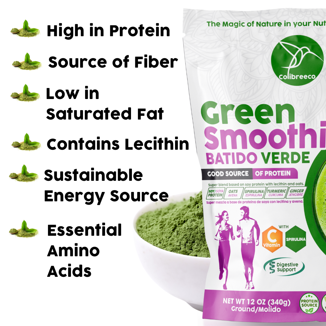 Plant-Base Green Protein Powder