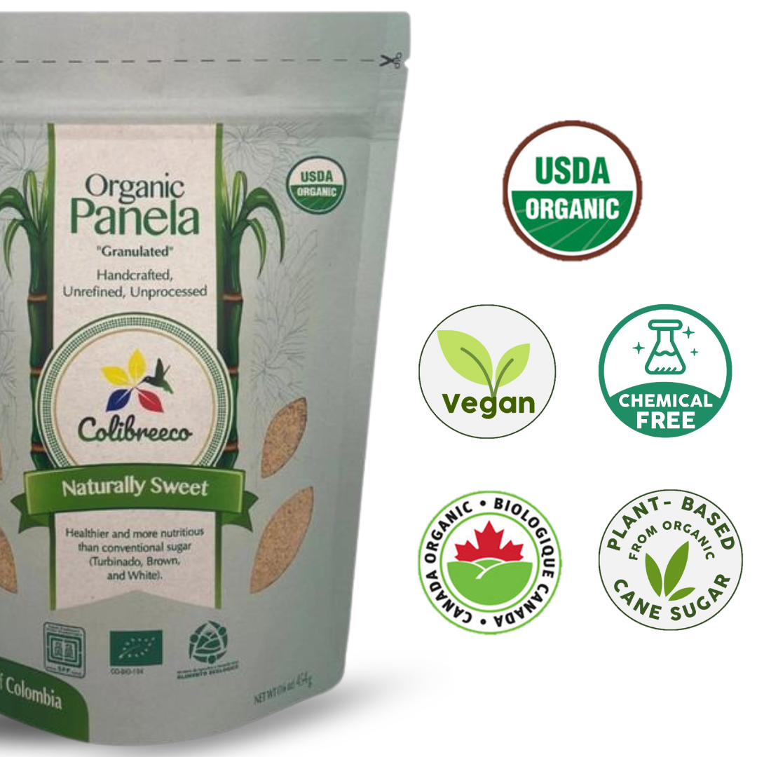 Organic Panela Sugar, Naturally Sweet and Chemical-Free.